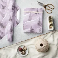 Purple Christmas Pattern#10 ID1009 Wrapping Paper