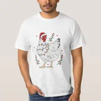 Merry Christmas Chicken T-Shirt