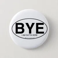 BYE Euro Style Pinback Button