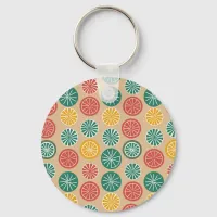 Colorful Lemons Keychain