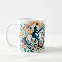 Dressage Riding Rider Horse Mug