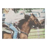 Barrel Racing Horse