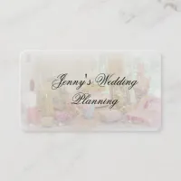 Pale Candy Display Photo Business Card