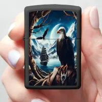 Eagle's Watch Over The Sea Zippo Lighter