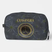 Dark Zodiac Astrology: Cancer Black Gold Name Dopp Kit