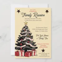 Retro Holiday Family Reunion Invitation