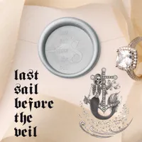 Gothic Mermaid Last Sail Veil Bachelorette Party Wax Seal Stamp