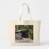 Clarkson Covered Bridge Alabama  Large Tote Bag