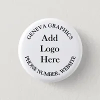 Add Your Logo and Business Information Button