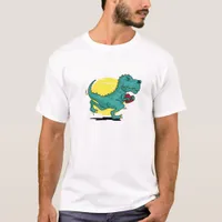 T-rex  runs with Love T-Shirt