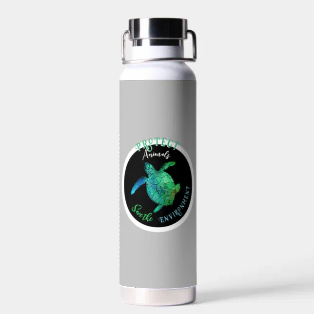 Marine life sentinel water bottle