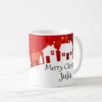 Whimsical Magical Snow Xmas Chic Elegant  Coffee M Coffee Mug