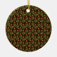 Christmas Hollies - Ornament
