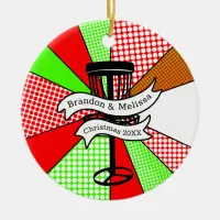 Merry Christmas to my Favorite Disk Golfer  Ceramic Ornament