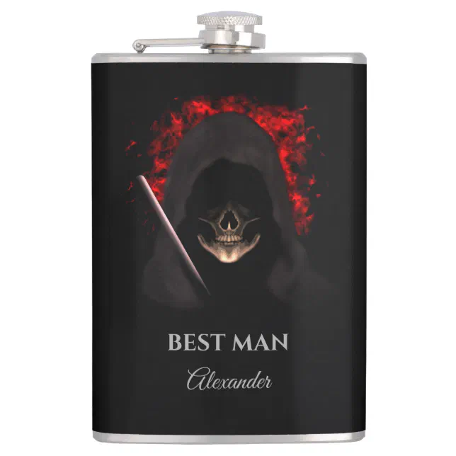 Best man groomsmen gift wedding favor flask