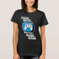 Blue and Black Gamer | Video Controller T-Shirt