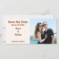 Personalized Couple Photo Save The Date