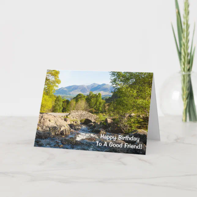 Ashness Bridge Birthday Card