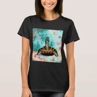 Abstract Turtle Artwork T-Shirt