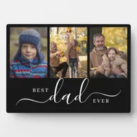 Best Dad Ever | Father's Day Photo Collage Plaque