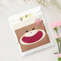 Sock Monkey Smile(Girl)  Favor Bag