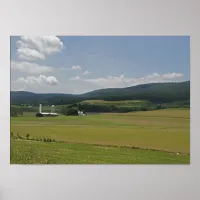 Rural Pennsylvania Farm Poster