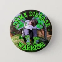 BE STRONG LYME DISEASE WARRIOR fairy  BUTTON