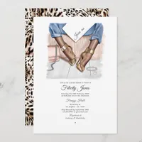 Denim Chic Bridal Shower Invitation