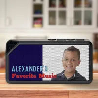 Custom Photo Text Favorite Music Portable Stylish Bluetooth Speaker