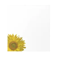 Yellow Sunflower  Notepad