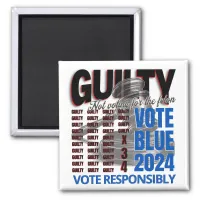 Vote Blue Not for the Felon Magnet