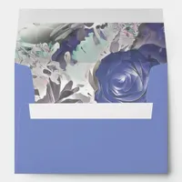 Cornflower Blue Rose Envelope