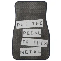 Pedal Metal Fun Speed Car Novelty Car Mat