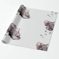 Rosy flower  wrapping paper