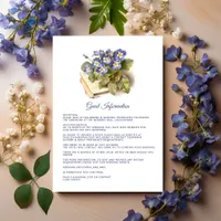 Future Dusk Common Evening Primrose Guest Details Enclosure Card