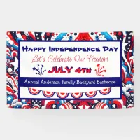 Happy Independence Day | Fourth of July Banner