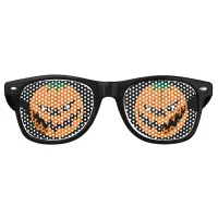 Halloween Evil Pumpkin Face Retro Sunglasses