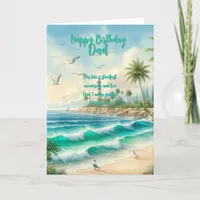 Happy Birthday Dad Thank You Card