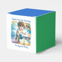 Bowling Party Boy's Anime Birthday Favor Boxes