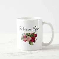 Mom in Law Floral Roses Bouquet Mug