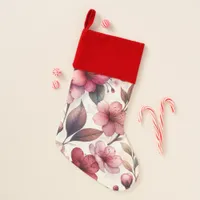 Cherry Blossom Christmas Stocking