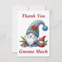 Christmas Gnome Thank You Card