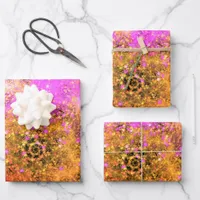 Cool fractal explosion  wrapping paper sheets