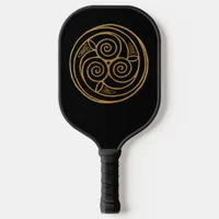 Triple Celtic Knot Swirl Mandala  Pickleball Paddle