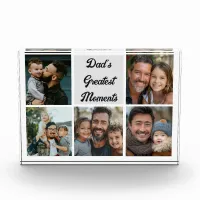 Dad's greatest moments photo block