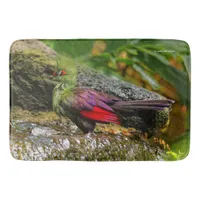 Guinea Turaco at the Waterfall Bath Mat