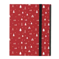 Christmas Trees and Snowflakes iPad Case