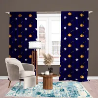 Halloween pattern blackout curtains