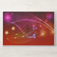 Abstract Bokeh Christmas Lights HP Laptop Skin