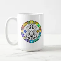 Seek Serenity  Meditation Yoga Spiritual Coffee Mug